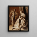 Samson and Delilah - Rembrandt van Rijn — framed artwork on a wall