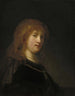 Saskia van Uylenburgh, the wife of the artist - Rembrandt van Rijn — artwork view
