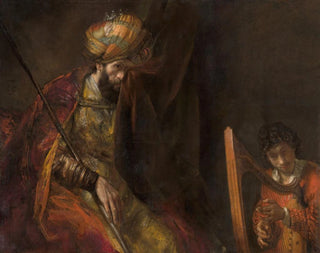 Saul and David - Rembrandt van Rijn — artwork view