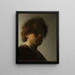 Self-portrait Rembrandt van Rijn - Rembrandt van Rijn — framed artwork on a wall
