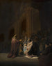 Song of Praise of Simeon - Rembrandt van Rijn — artwork view