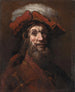 Sketch for The Knight with the Falcon called The Crusader - Rembrandt van Rijn — artwork view