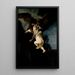 L'enlèvement de Ganymède - Rembrandt van Rijn — framed artwork on a wall