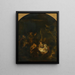 L'Adoration des bergers - Rembrandt van Rijn — framed artwork on a wall