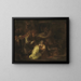 The Circumcision - Rembrandt van Rijn — framed artwork on a wall
