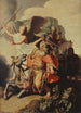 L'âne du prophète Balaam - Rembrandt van Rijn — artwork view