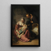 La Sainte Famille - Rembrandt van Rijn — framed artwork on a wall