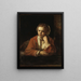 The Cleaning Lady - Rembrandt van Rijn — framed artwork on a wall