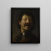 L'homme qui rit - Rembrandt van Rijn — framed artwork on a wall