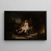 La Toilette de Bethsabée - Rembrandt van Rijn — framed artwork on a wall