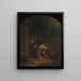 The Visitation - Rembrandt van Rijn — framed artwork on a wall