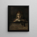 Titus at his desk - Rembrandt van Rijn — framed artwork on a wall