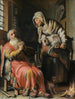 Tobie and Anna with the Child - Rembrandt van Rijn — artwork view