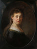 Young woman in a fantastic costume - Rembrandt van Rijn — artwork view