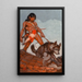 Young Indian - Remington Schuyler — framed artwork on a wall