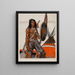 Warrior - Remington Schuyler — framed artwork on a wall