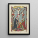 Jesus is Raised on the Cross and Dies - Remondini Family — framed artwork on a wall
