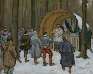 La messe au camp R - René-Xavier Prinet — artwork view