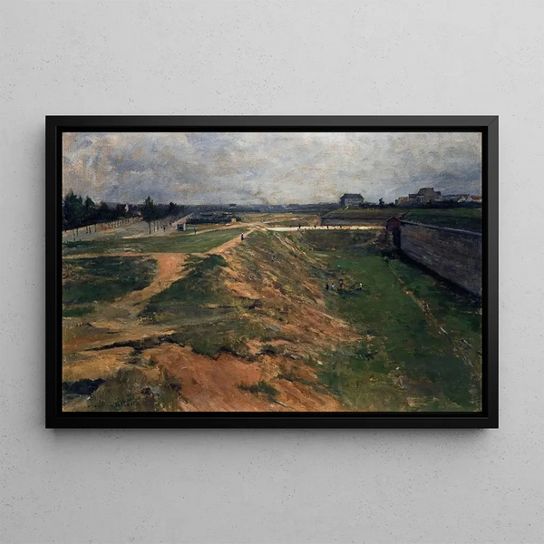 View of Vanves Fort - René Billotte — framed artwork on a wall