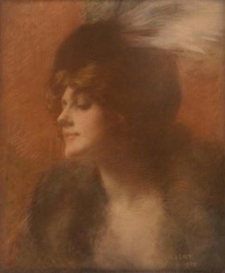 Ren Joseph Gilbert - Portrait de femme laigrette.webp