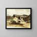 View of a Farm - René Marjolin — framed artwork on a wall