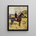 Le major Jules Tardiveau lors d'une inspection - René Princeteau — framed artwork on a wall