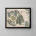 Natural History of Saint-Domingue Pl179 - René de Rabi — framed artwork on a wall