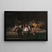 Fruits et gibier - René Gruau — framed artwork on a wall