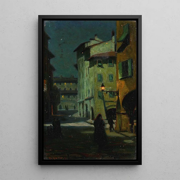 Pleinilunio - Renuccio Renucci — framed artwork on a wall