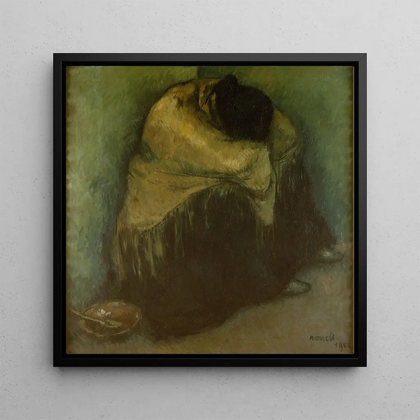 Repos - Isidre Nonell — framed artwork on a wall