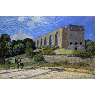 Reproduction Aqueduc de Marly - Alfred Sisley