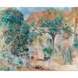 Reproduction Au Jardin en Bretagne - Pierre-Auguste Renoir