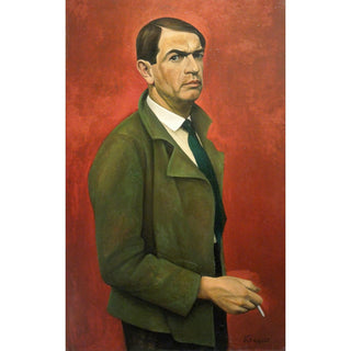 Reproduction Autoportrait - Alexander Kanoldt