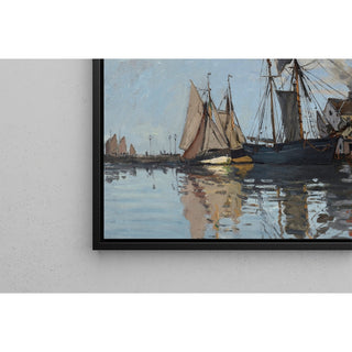 Reproduction Bateaux dans le Port de Honfleur - Claude Monet