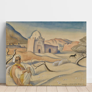 Reproduction Berger dans les montagnes de l'Atlas - Gerda Wegener