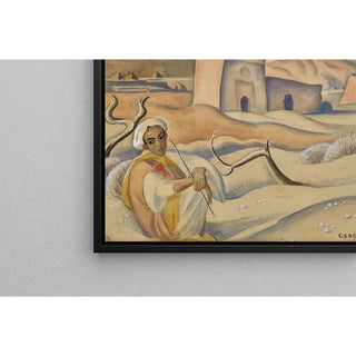 Reproduction Berger dans les montagnes de l'Atlas - Gerda Wegener