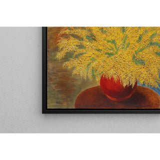 Reproduction Bouquet de Mimosas au Pot Rouge - Moïse Kisling
