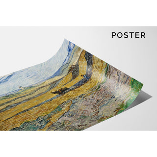 Reproduction Champ clos avec laboureur - Vincent van Gogh