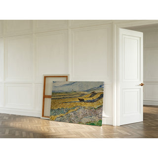 Reproduction Champ clos avec laboureur - Vincent van Gogh
