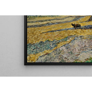 Reproduction Champ clos avec laboureur - Vincent van Gogh