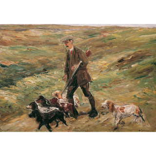 Reproduction Chasseurs dans les dunes - Max Liebermann