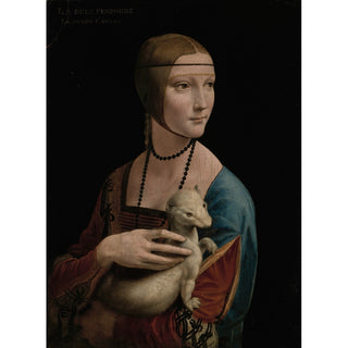 Reproduction Dame à l'hermine Portrait de Cecilia Gallerani - Léonard de Vinci