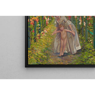 Reproduction Femme avec un garçon nu - été - Leon Kamir-Kaufmann