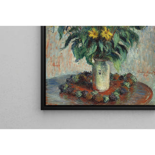 Reproduction Fleurs de topinambour - Claude Monet
