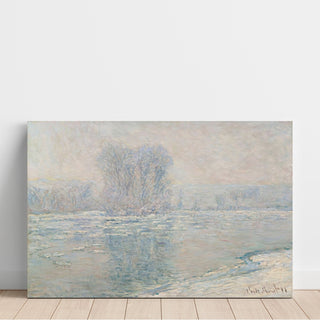 Reproduction Glaçons, Effet Blanc - Claude Monet