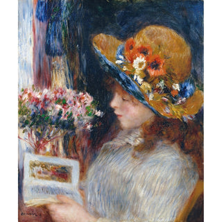 Reproduction Jeune Fille lisant - Pierre-Auguste Renoir