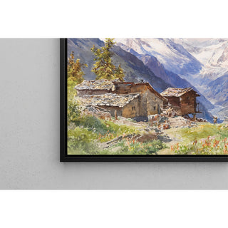 Reproduction L'Alpe Barneuza Valais - Edward Theodore Compton