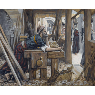 Reproduction L'anxiété de Saint Joseph - James Tissot