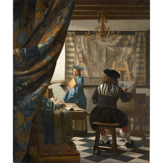 Reproduction L'art de la peinture - Johannes Vermeer