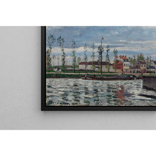 Reproduction L'écluse de Pontoise 1872 - Camille Pissarro